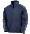 RS515 R515X Result Recycled Heavy Duty Micro Fleece Jacket Navy colour image